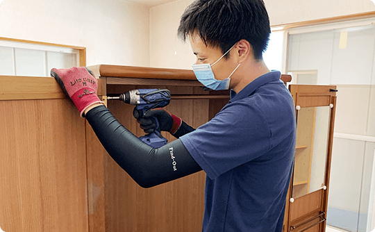 家具組立・移動サービス｜ゴミ屋敷片付け・汚部屋清掃業者プログレス