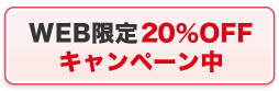 WEB限定20%OFFキャンペーン中