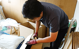 ゴミ屋敷片付け作業写真