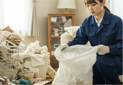 「男性が苦手な方も安心女性スタッフによる対応」イメージ画像